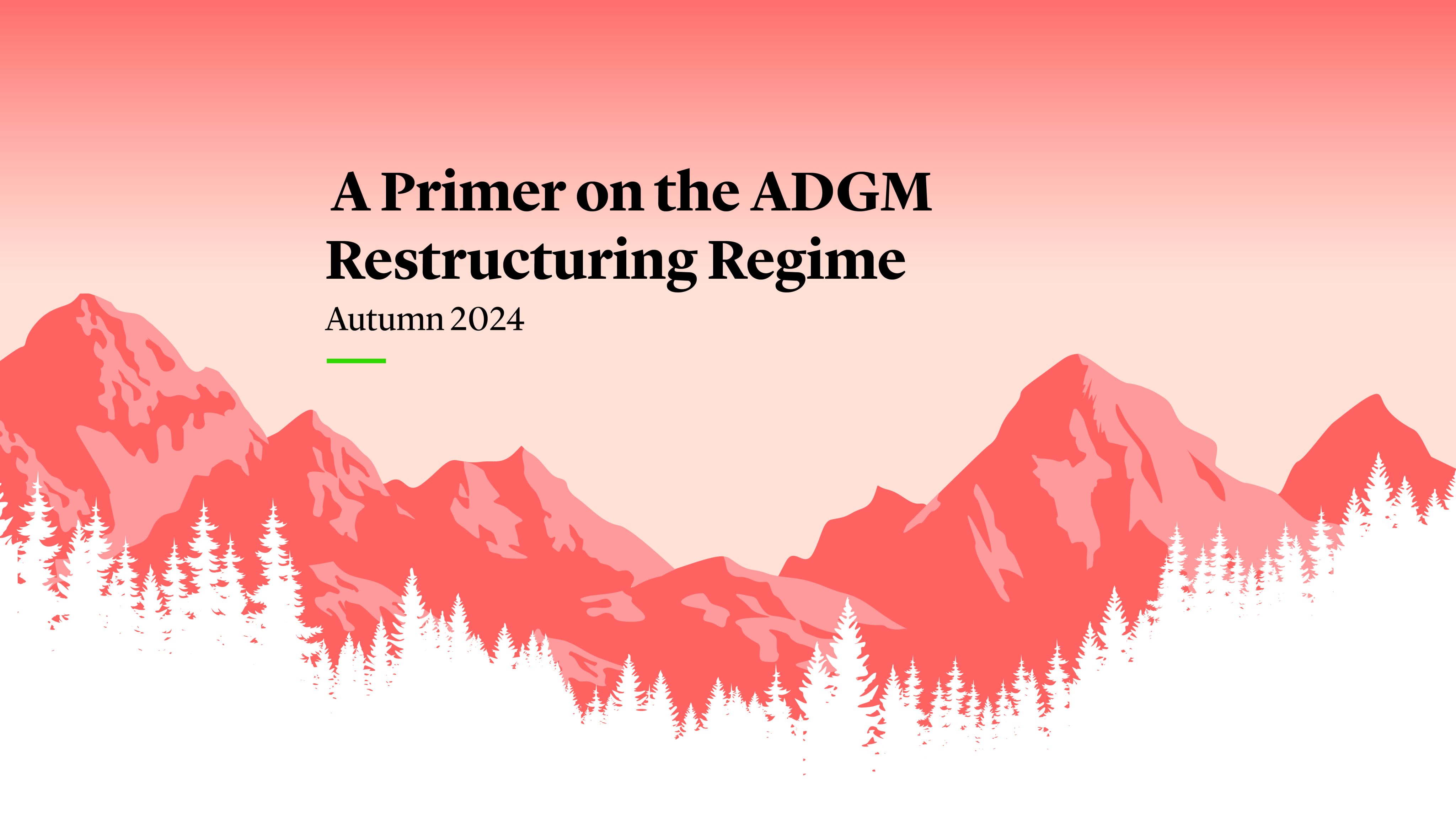 A Primer on the ADGM Restructuring Regime