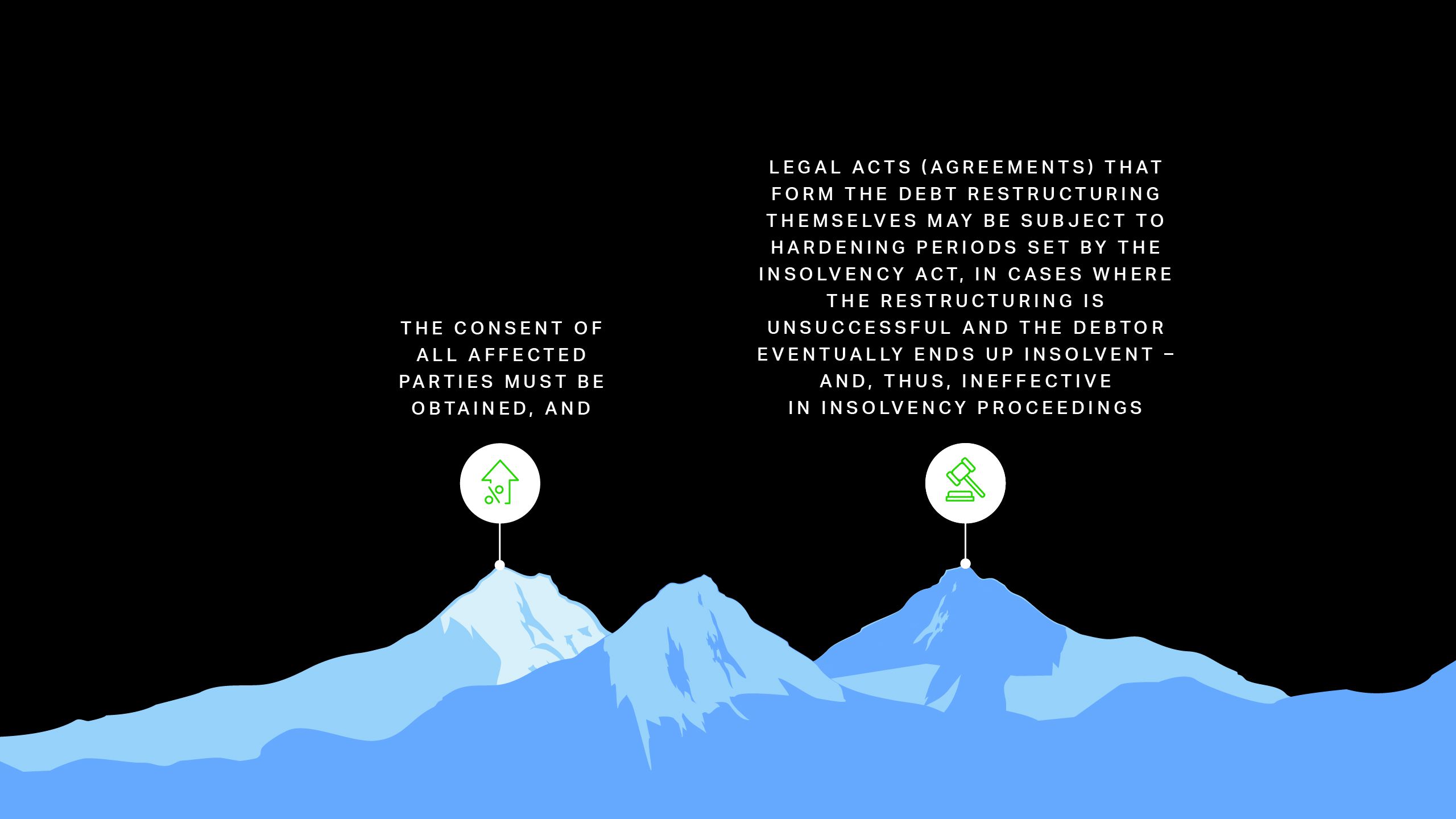 Restructuring is Currently Achievable on a Contractual Basis Only. The Main Drawbacks are that: The consent of all affected parties must be obtained, and