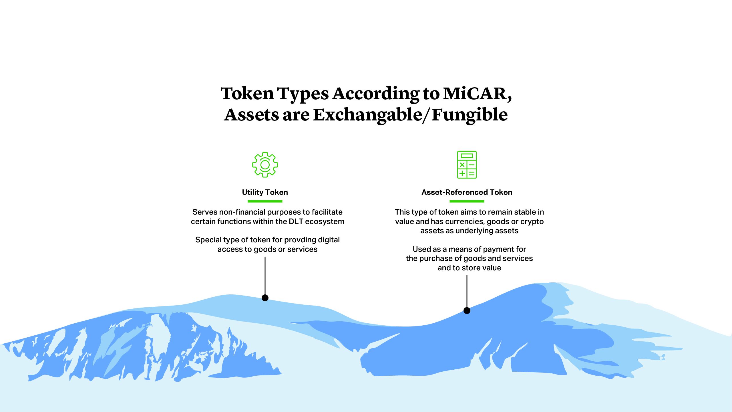 Token Types According to MiCAR, Assets are Exchangable/ Fungible
