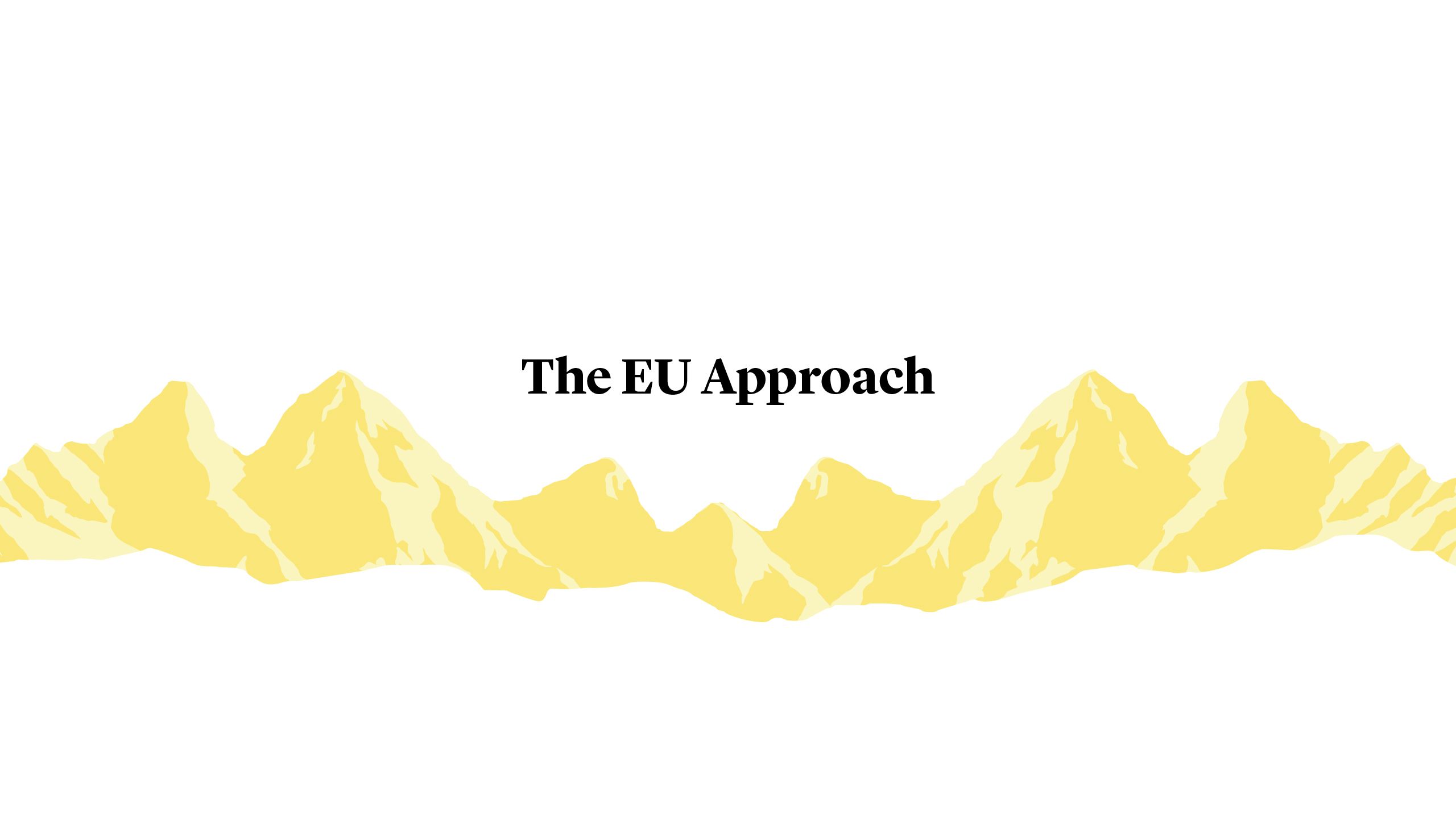The EU Approach