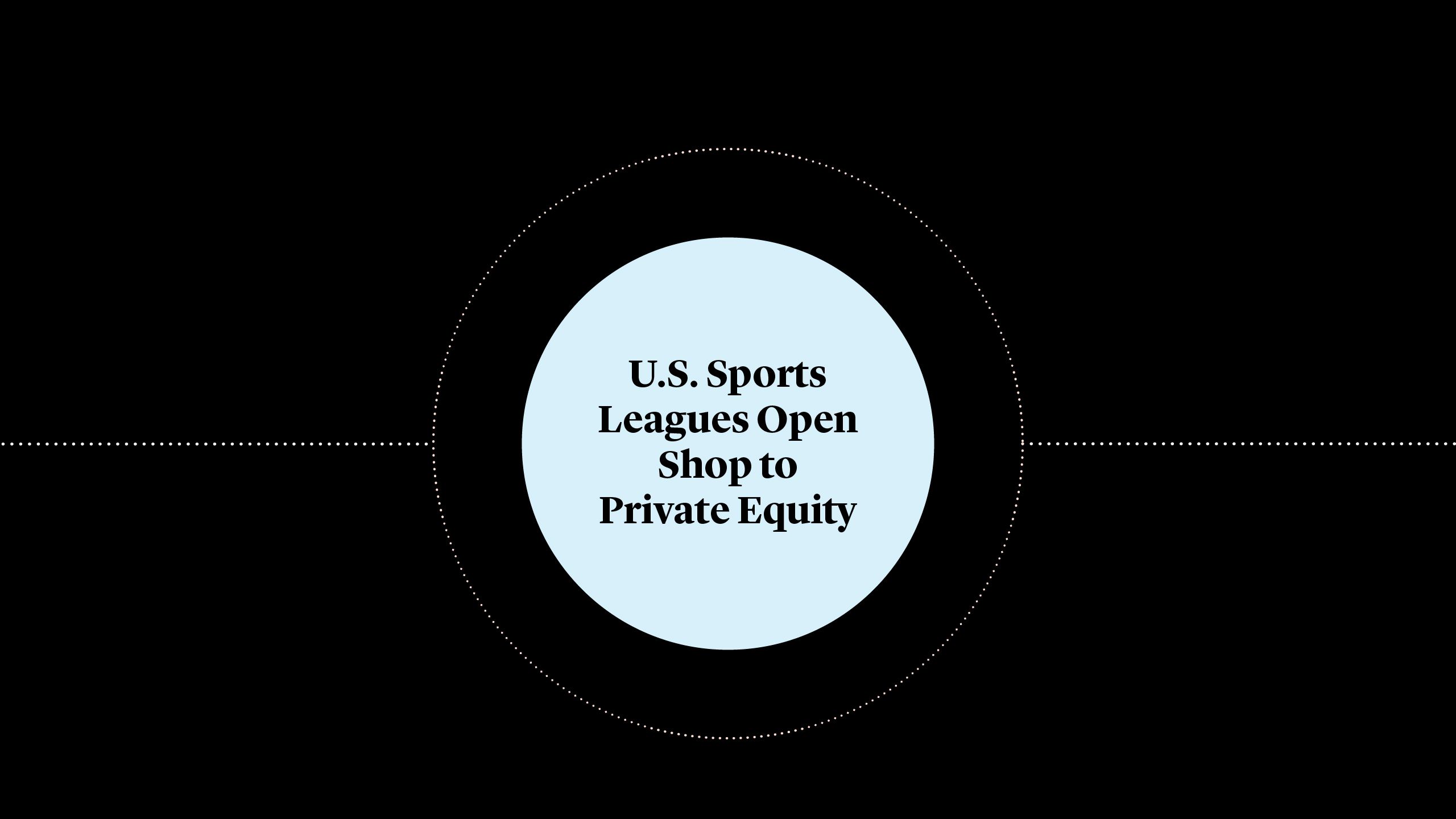 U.S. Sports Leagues Open Shop to Private Equity
