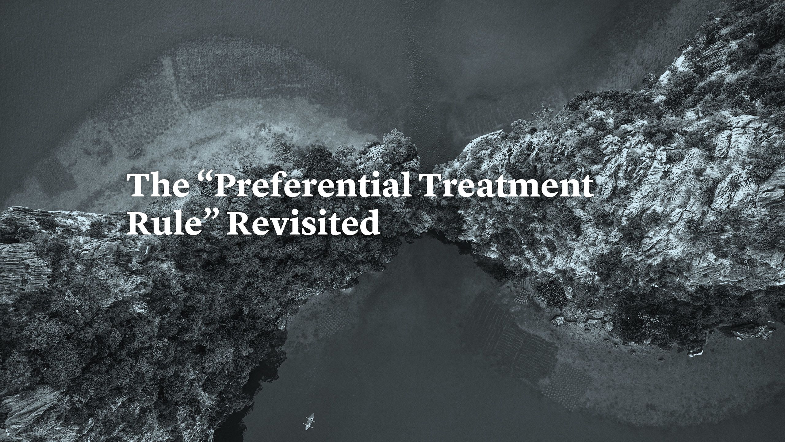Cleary Gottlieb The “Preferential Treatment Rule” Revisited