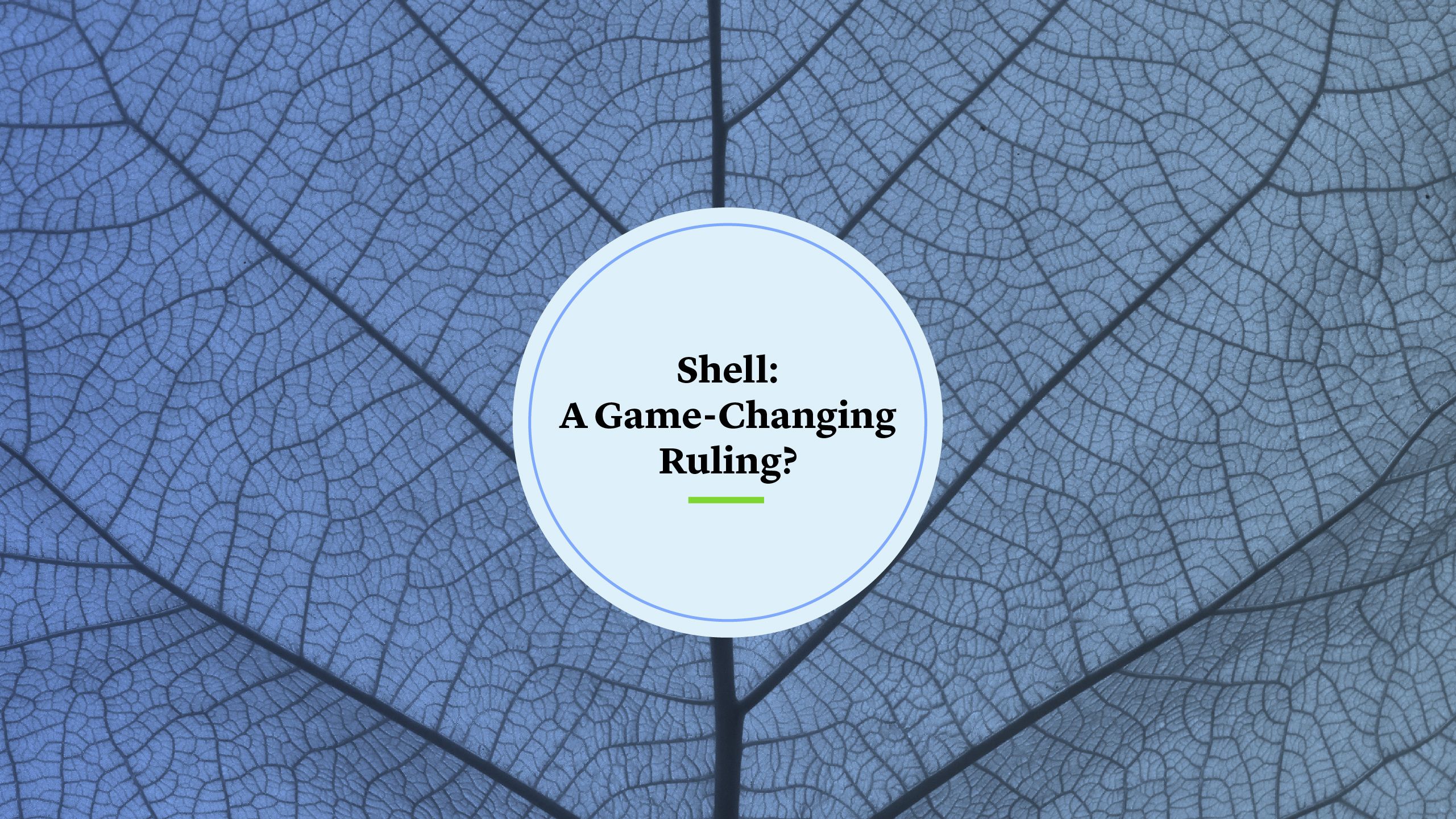 Shell: A Game-Changing Ruling?